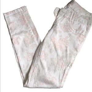JOLT NORDTROM size 3 juniors flower print jeans